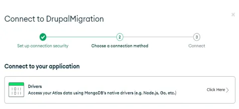 MongoDB Choose driver
